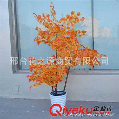 仿真樹 仿真植物仿真樹商場客廳裝飾綠植絹布落地擺放假樹批發 三桿榕樹