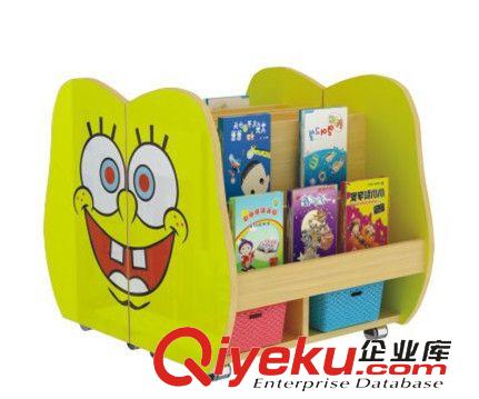 楓木紋收納柜系列 【廠家直銷】幼兒園書架 海綿寶寶造型書架 烤漆收納架 一款三用