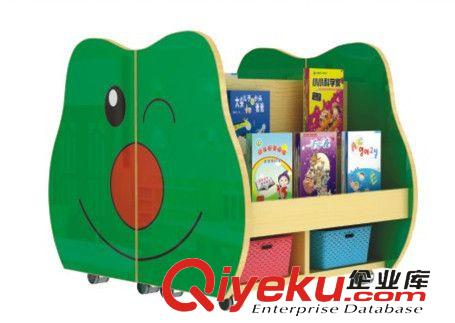 楓木紋收納柜系列 【廠家直銷】幼兒園書柜 豬兜兜造型書架 烤漆收納柜 一款三用