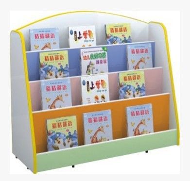 兒童防火板收納系列 廠家現(xiàn)貨 幼兒園專用書架 兒童游戲柜玩具架 歐式階梯書架雙用