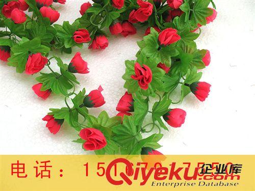 仿真花藤 果藤條 仿真花藤韓式玫瑰花藤成品花吊蘭花絹花假花水管壁掛藤條tj批發