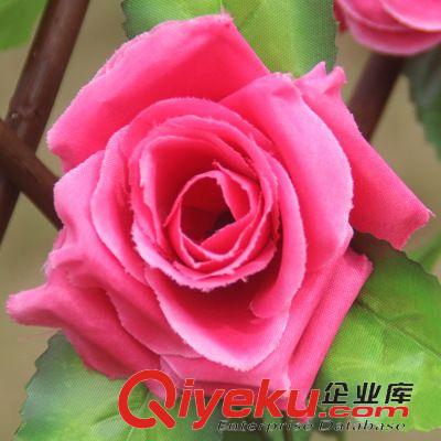 仿真花藤 果藤條 仿真花玫瑰花藤條 絹花壁掛 裝飾婚慶 廠家批發(fā)