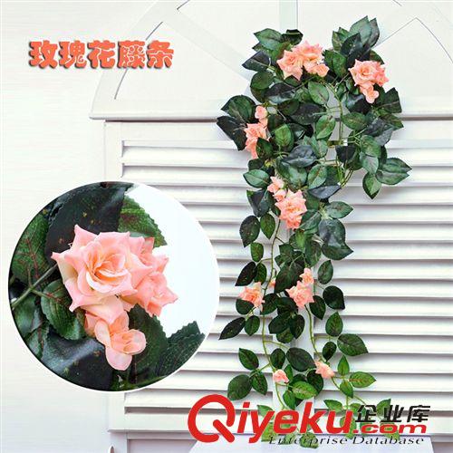 花條果條 廠家直銷家居裝飾婚慶場景用品絹布仿真紫羅蘭花條