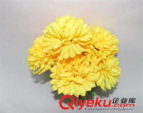 裝飾用花 供應仿真花，仿真菊花7頭爪菊廠家批發原始圖片2