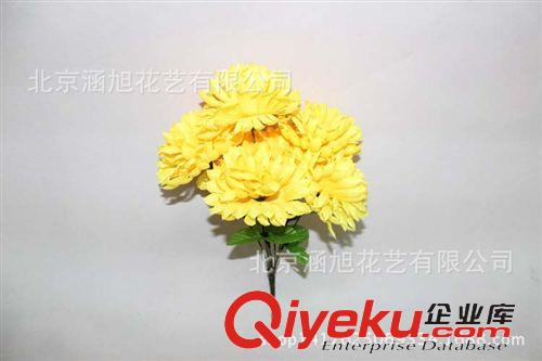 裝飾用花 供應仿真花，仿真菊花7頭爪菊廠家批發原始圖片3