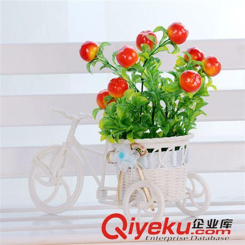 桌擺系列 客廳陽(yáng)臺(tái)田園風(fēng)格裝飾仿真水果小桃子果柵欄套裝
