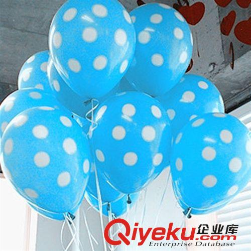 印花氣球 廠價直銷12寸加厚2.8克印花原點氣球，每包一百只包裝，無破損率原始圖片2