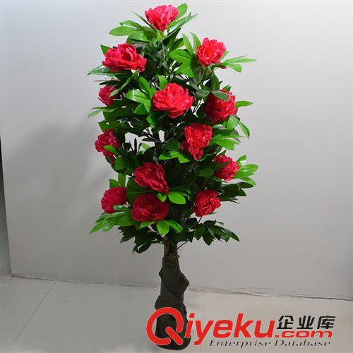 熱銷專區(qū) 熱賣仿真樹廠家批發(fā)假樹家居裝飾仿真植物仿真花假花仿真牡丹花樹原始圖片2