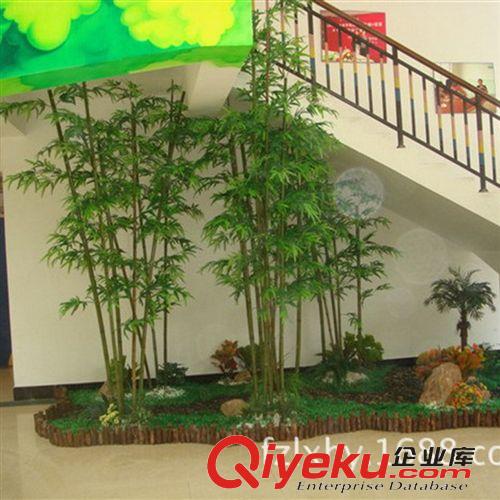 熱銷專區(qū) 屏風(fēng)落地景觀仿真植物 gf真粗竹毛竹 廠家批發(fā)定制仿真竹子盆景原始圖片2