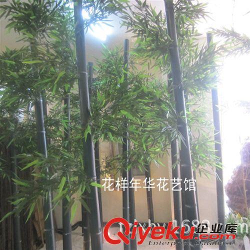 熱銷專區(qū) 屏風(fēng)落地景觀仿真植物 gf真粗竹毛竹 廠家批發(fā)定制仿真竹子盆景原始圖片3