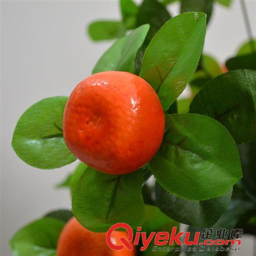 新品上市 福州假樹(shù)批發(fā) 室內(nèi)落地盆栽盆景仿真植物仿真樹(shù) 1.3米小金桔樹(shù)原始圖片3