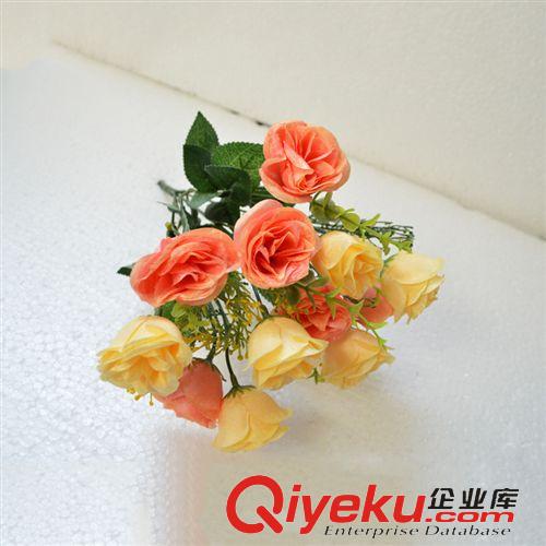 新品上市 福州仿真花套裝批發(fā) 仿真玫瑰花 禮品仿真花朵節(jié)日熱賣絹花原始圖片2