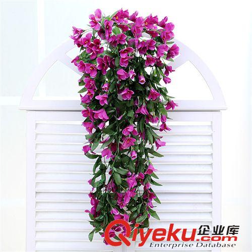仿真壁掛，花掛 仿真百合花壁掛花藤壁掛吊蘭花吊籃花客廳陽臺家居裝飾花tj直銷