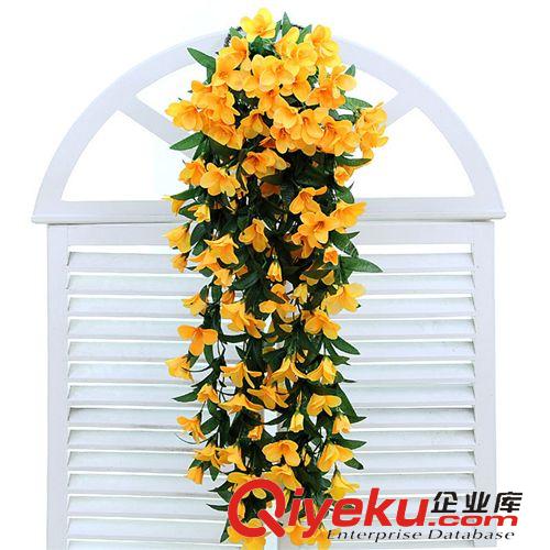 仿真壁掛，花掛 仿真百合花壁掛花藤壁掛吊蘭花吊籃花客廳陽臺家居裝飾花tj直銷