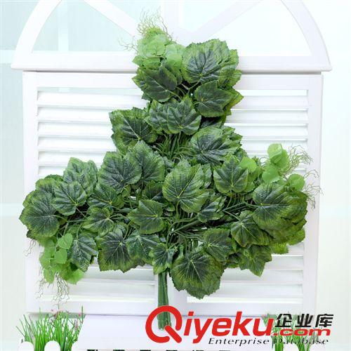 仿真樹裝飾，單枝 絹布彩印葡萄裝飾正品加密葡萄架枝條葉子葡萄架裝飾樹葉假樹枝子