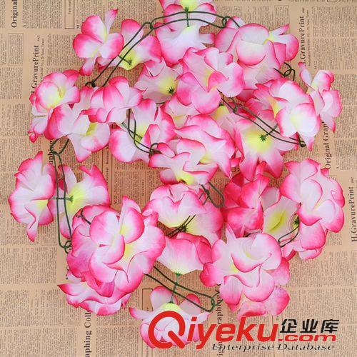 仿真花條，花鏈 廠家直銷超市商場節日慶典吊頂纏繞裝飾木棉花仿真花藤條串花