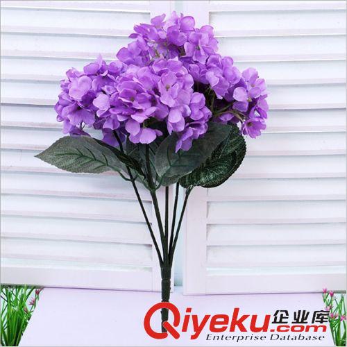 婚慶把花，花束 廠家批發仿真花 婚慶裝飾花 6頭繡球花 仿真花仿真花束 絹花假花
