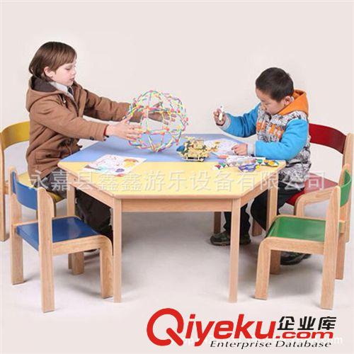 木制桌椅 【廠家直銷】兒童木制學(xué)習(xí)桌 寶寶六人桌椅 學(xué)習(xí)課桌椅 批發(fā)定制原始圖片2