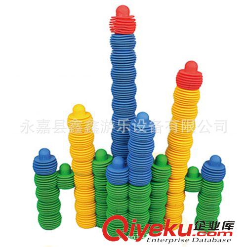 塑料積木 兒童積木玩具 哈哈樂積木 幼兒塑料大積木 益智拼搭大積木原始圖片3