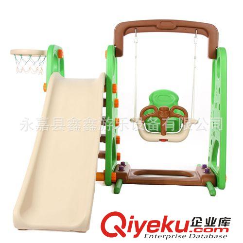 三合一滑梯 兒童室內(nèi)進(jìn)口塑料組合 兒童多功能滑梯秋千組合 加厚三合一滑梯