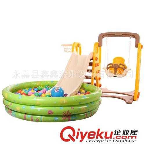 三合一滑梯 兒童室內(nèi)外組合滑梯秋千三合1幼兒園小型三合一滑梯秋千海洋球池原始圖片2