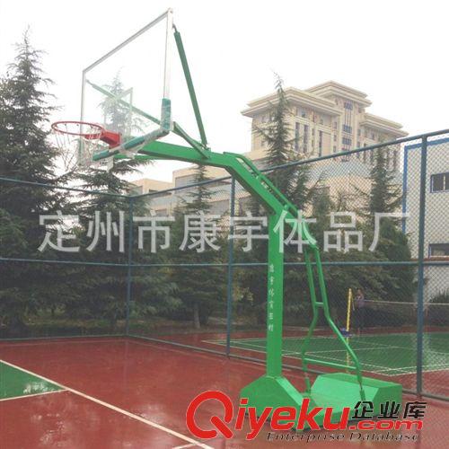 籃球架系列 【廠家直銷】 地埋式籃球架  圓管獨臂式籃球架