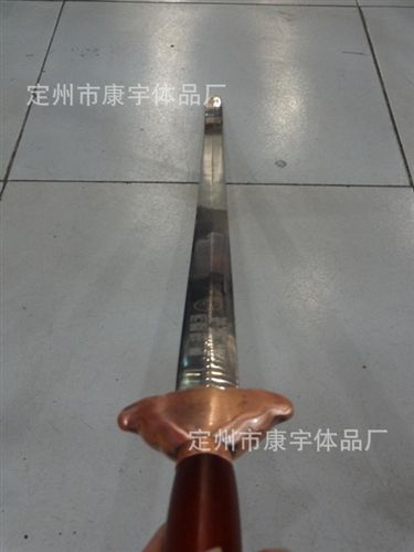 武術器材 供應不銹鋼太極劍 平脊