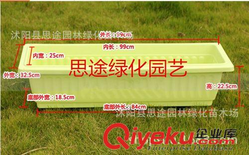 塑料樹(shù)脂花盆 陽(yáng)臺(tái)蔬菜盆種菜盆加大加厚塑料大花盆超長(zhǎng)花盆1米長(zhǎng)花盆原始圖片2