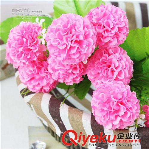 田園春色把花 新款上市 15頭小康乃馨熱賣 仿真花批發(fā) 多色入 實體熱銷款式