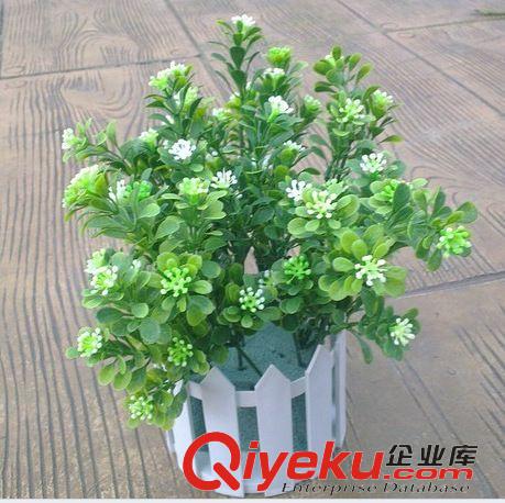 田園春色把花 小額批發(fā) 仿真盆景材料 9頭香雪蘭 仿真花批發(fā)（不含花盆）