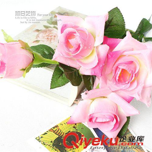 特色分類專區 銷量{gj} 4頭露水高枝玫瑰 gf真玫瑰花 多色入 淘寶優質貨源