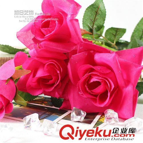 特色分類專區 銷量{gj} 4頭露水高枝玫瑰 gf真玫瑰花 多色入 淘寶優質貨源