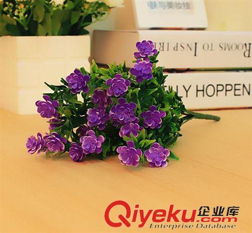 單支仿真花 綠躍 仿真花假草桌面裝飾插花配草 仿真尤加利金錢葉米蘭小草批發原始圖片3
