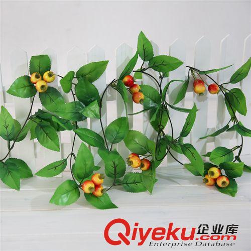 創(chuàng)意品|輔助材料 仿真花藤條裝飾仿真花藤蔓小水果藤條超市店面裝飾tj批發(fā)