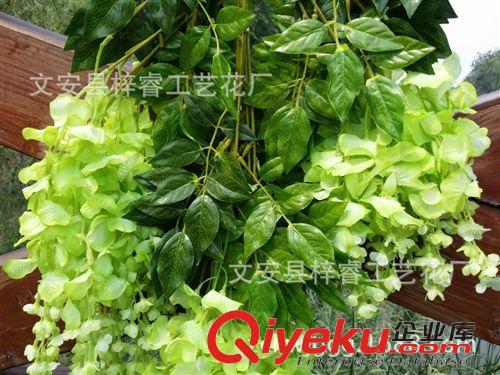 豆花（紫罗兰） 110CM庆装饰豆花 特仿真紫藤花串 豆花挂豆瓣绢花仿真藤条批发