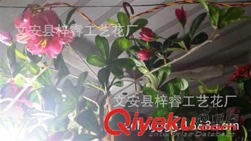 杜鵑花壁掛 杜鵑花 吊蘭 仿真花批發 假花 插花 仿真植物 節慶用品