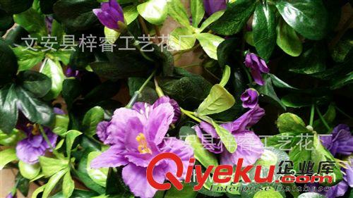 杜鵑花壁掛 杜鵑花 吊蘭 仿真花批發 假花 插花 仿真植物 節慶用品