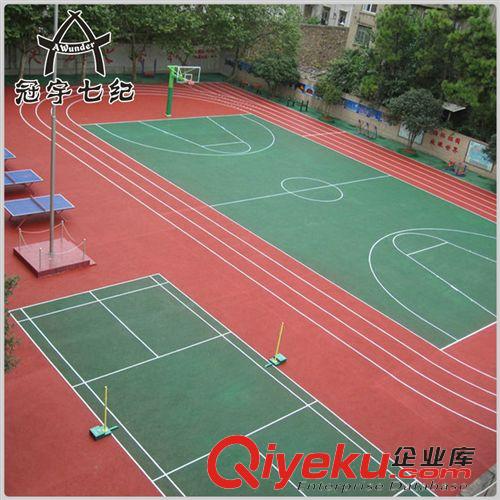 運(yùn)動(dòng)跑道 專業(yè)供應(yīng)硅pu運(yùn)動(dòng)跑道工程施工 新型環(huán)保水性硅pu球場材料