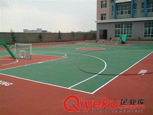 運動跑道 專業(yè)施工 丙烯酸籃球場 透氣彈性塑膠跑道工程