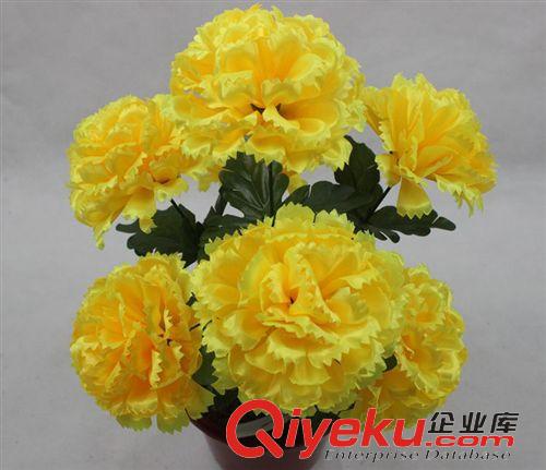 清明花現(xiàn)貨區(qū) 7頭閃光牙邊菊花廠家直銷清明人造花 外貿(mào)廣東枝菊花現(xiàn)貨供應(yīng)tj