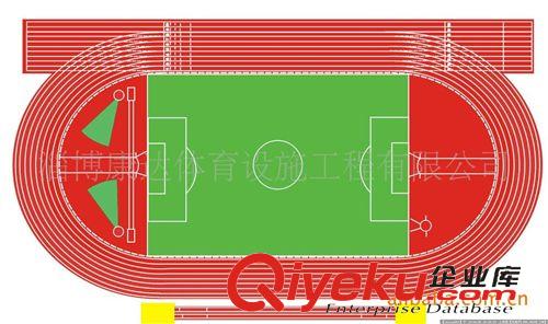 塑膠運動場地工程 淄博康達體育工程公司專業承接體育運動場地標志劃線