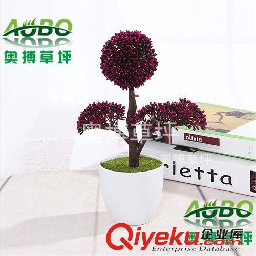 塑料小盆景 仿真植物盆栽小樹 假花塑料盆景桌面綠植 客廳擺放裝飾