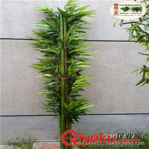 仿真竹子 供應仿真竹子 大葉人造竹子 仿真富貴竹  園林工程背景制作仿真竹原始圖片3