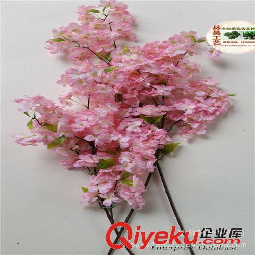 仿真花，插花系列 大量批發(fā)仿真桃花 仿真梅花 仿真花樹 景觀園林專用仿桃花梅花枝