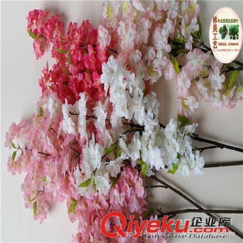 仿真花，插花系列 批發gd仿真櫻花  仿真桃花  景觀造型專用仿真櫻花枝桃花枝新款