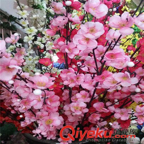 仿真花，插花系列 大量批發仿真梅花 梅花枝 仿真桃花 景觀園林專用仿真梅花枝原始圖片2