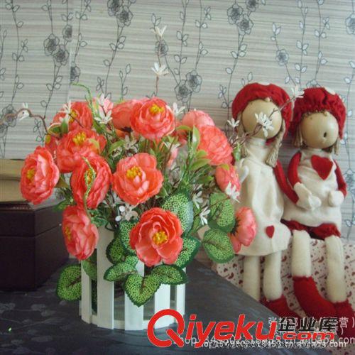 仿真花，插花系列 爆款熱銷仿真花 仿真盆花 藝術(shù)插花 高檔仿真花插花 家居花藝原始圖片2