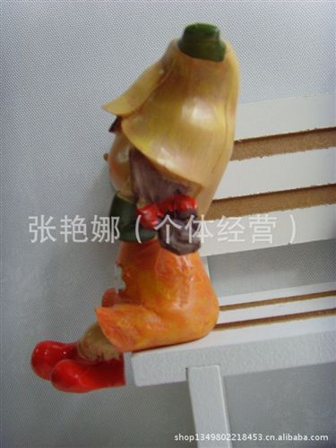 田園風(fēng)格工藝品 吊腳娃娃  田園風(fēng)格工藝品   工藝禮品 工藝品 樹脂娃娃 三不娃娃原始圖片3