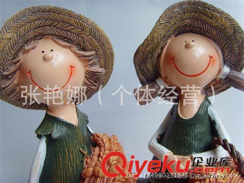 田園風(fēng)格工藝品 樹脂工藝品   樹脂娃娃 樹脂工藝品擺件 樹脂擺件   禮品擺件