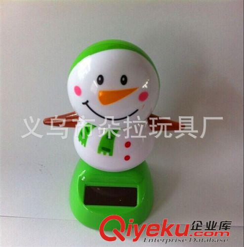 擺、掛飾物 汽車太陽能蘋果花 雪人搖擺件 內(nèi)飾裝飾品 吸收陽光搖擺廠家直銷原始圖片3